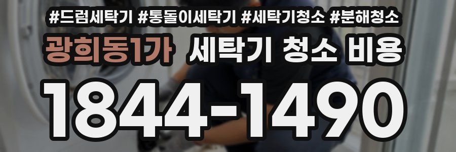 광희동1가 세탁기 청소 비용