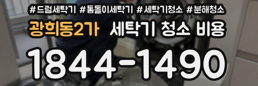 광희동2가 세탁기 청소 비용