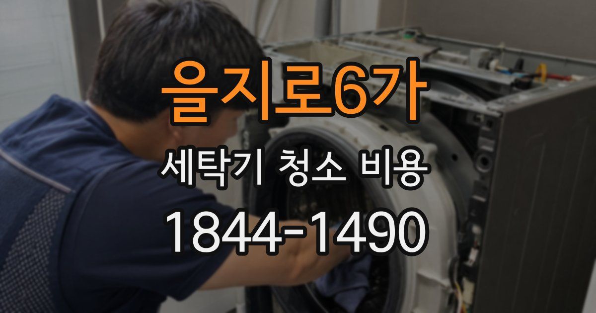 을지로6가 세탁기 청소 비용