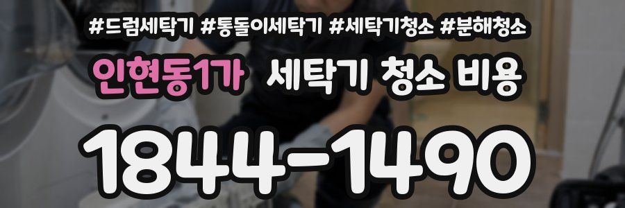 인현동1가 세탁기 청소 비용