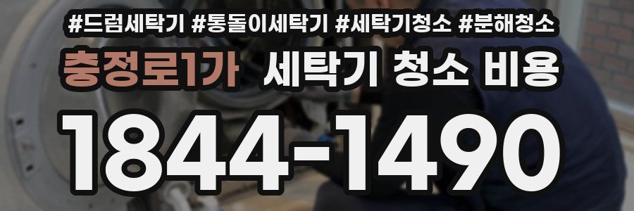 충정로1가 세탁기 청소 비용