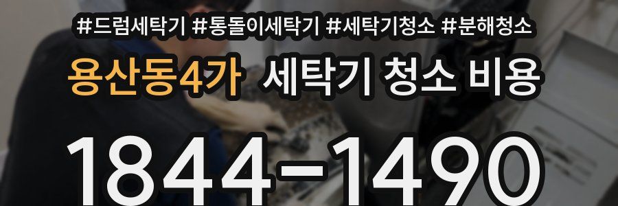 용산동4가 세탁기 청소 비용
