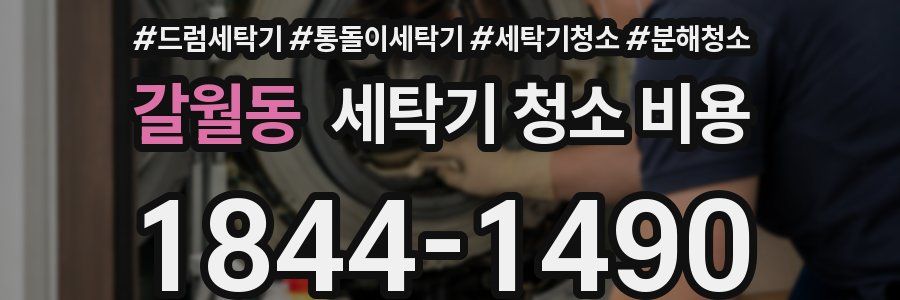 갈월동 세탁기 청소 비용