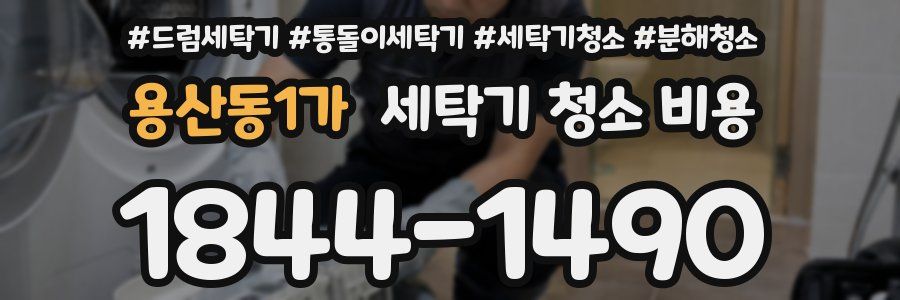 용산동1가 세탁기 청소 비용