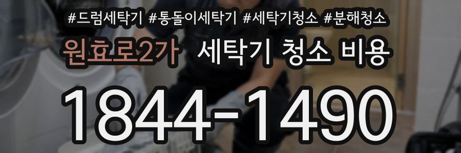 원효로2가 세탁기 청소 비용