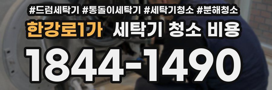 한강로1가 세탁기 청소 비용