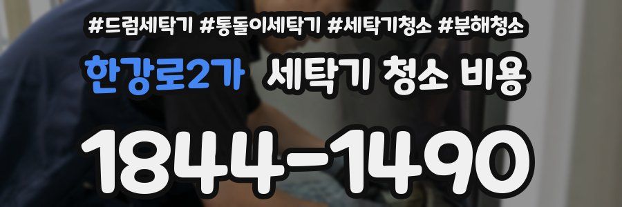 한강로2가 세탁기 청소 비용
