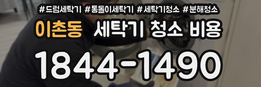 이촌동 세탁기 청소 비용