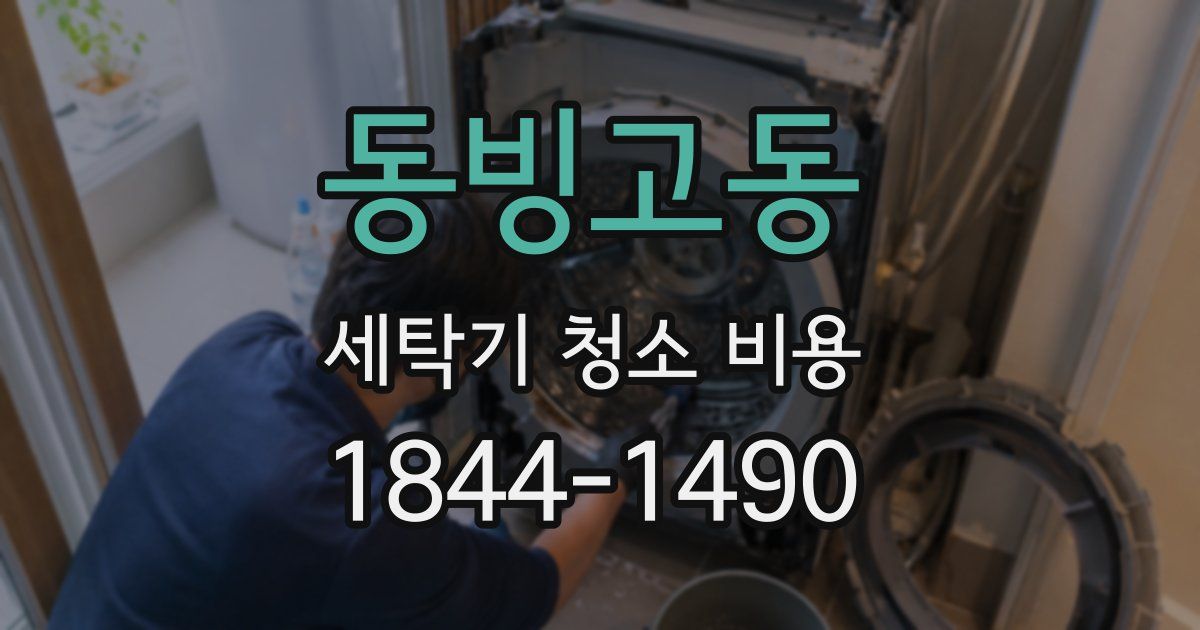 동빙고동 세탁기 청소 비용