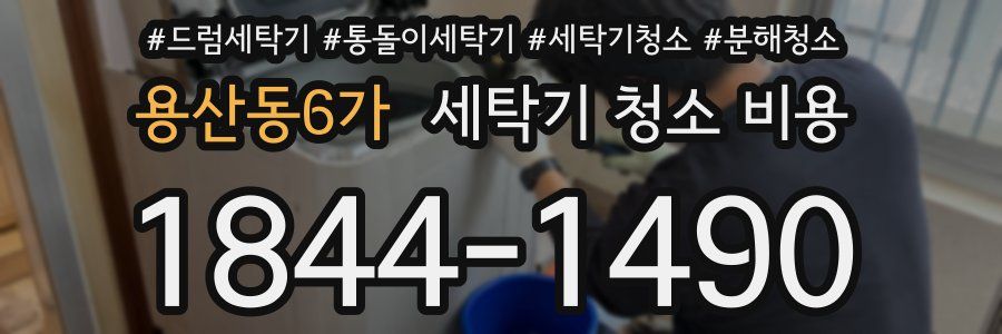 용산동6가 세탁기 청소 비용