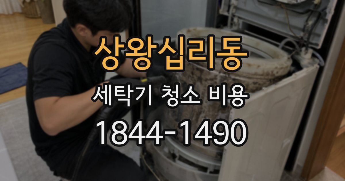 상왕십리동 세탁기 청소 비용