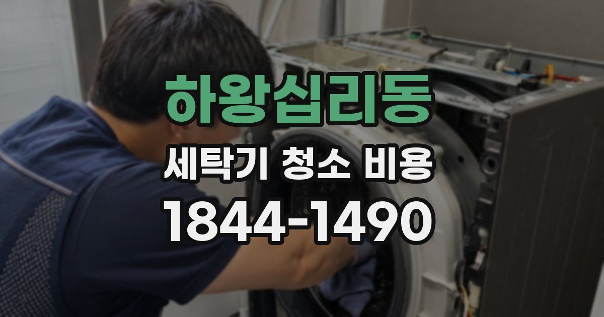 하왕십리동 세탁기 청소 비용