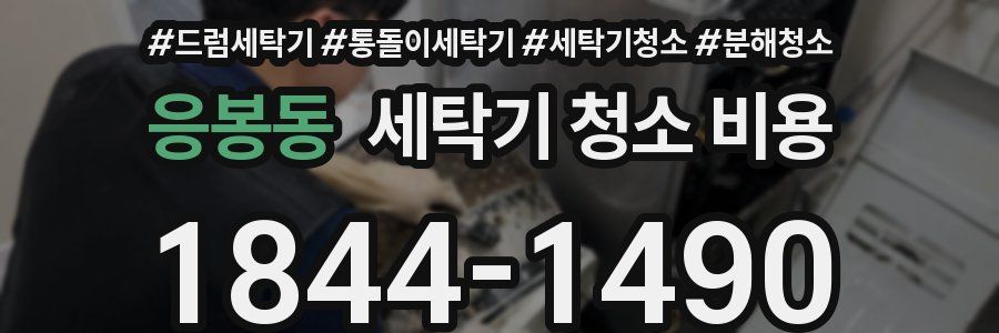 응봉동 세탁기 청소 비용