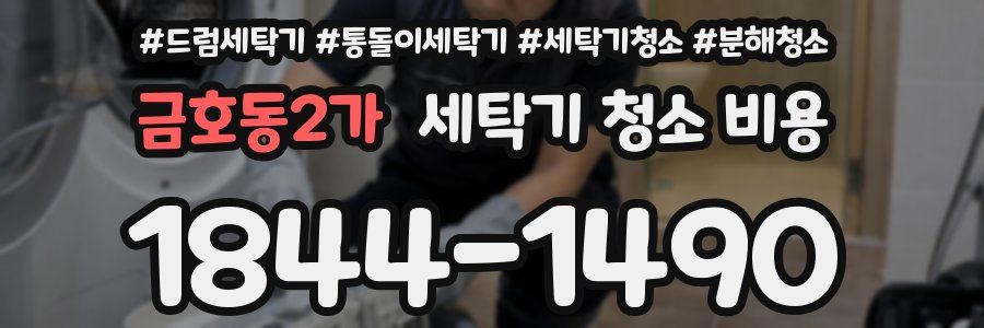 금호동2가 세탁기 청소 비용