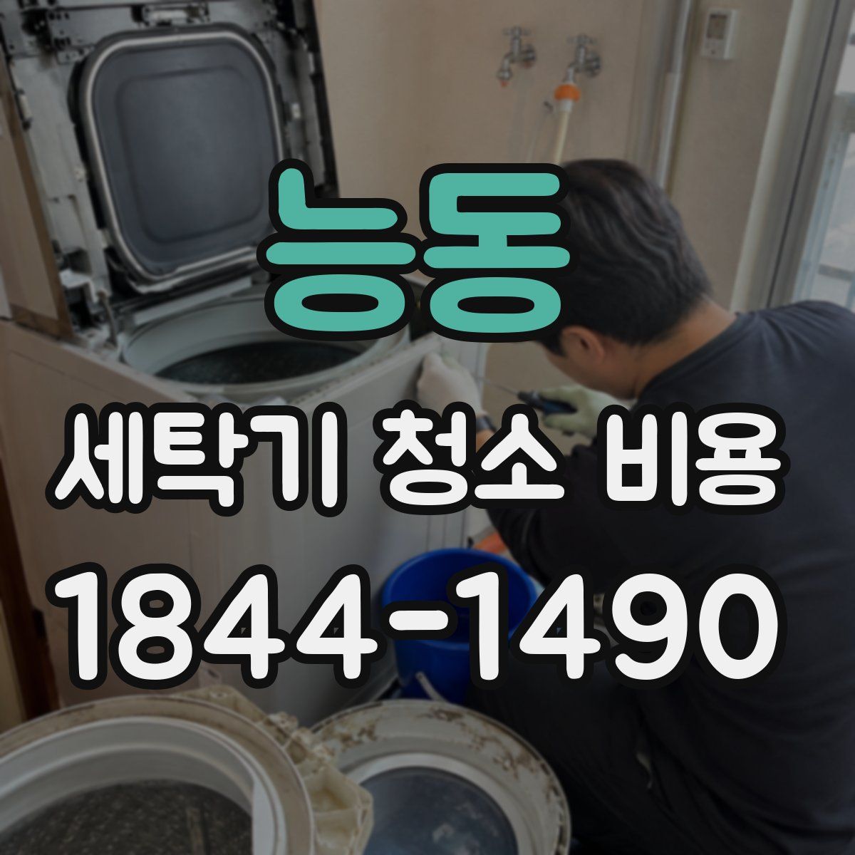 능동 세탁기 청소 비용