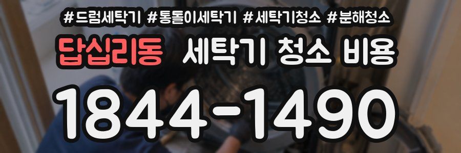 답십리동 세탁기 청소 비용