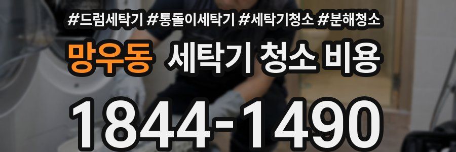 망우동 세탁기 청소 비용