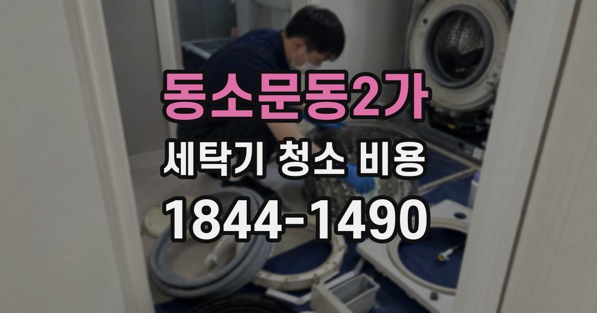 동소문동2가 세탁기 청소 비용