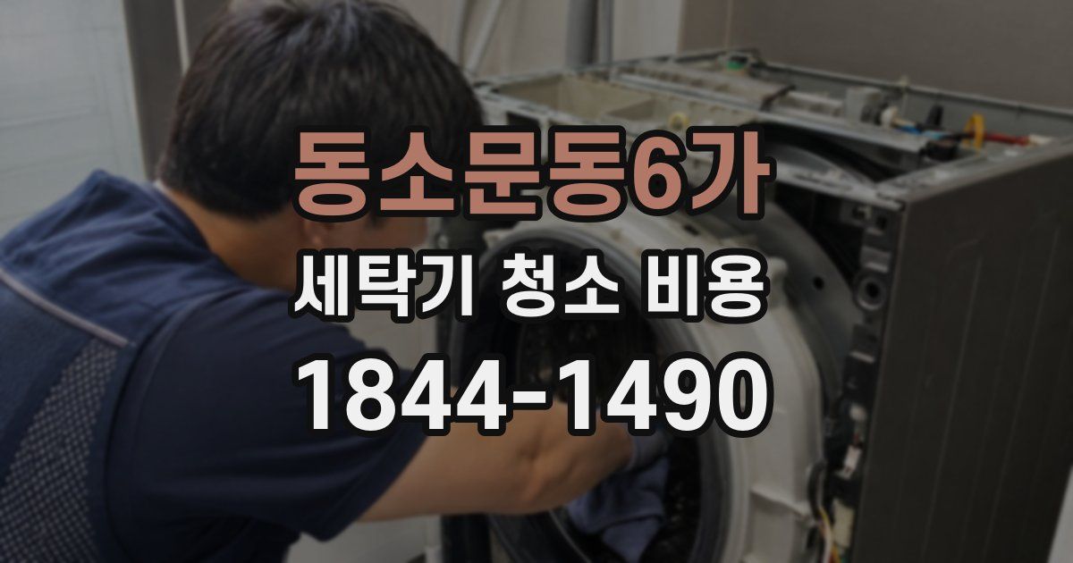 동소문동6가 세탁기 청소 비용