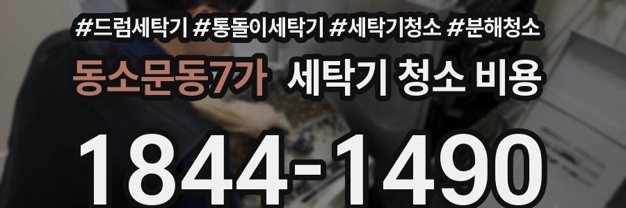 동소문동7가 세탁기 청소 비용