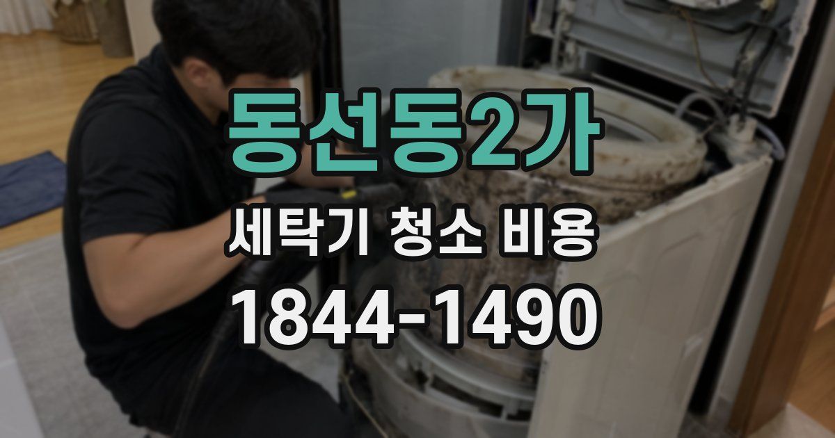 동선동2가 세탁기 청소 비용