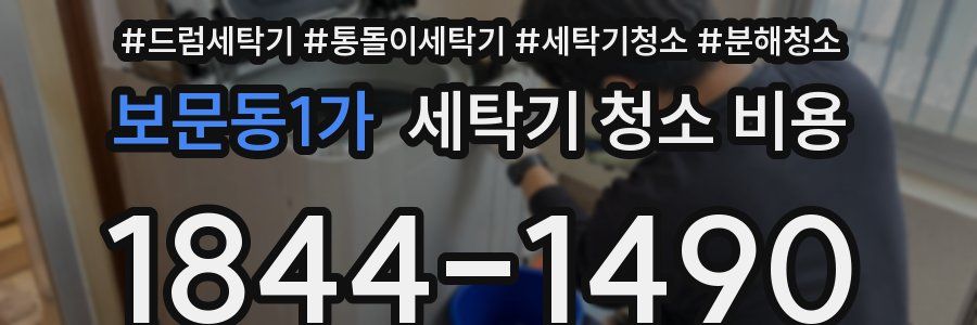 보문동1가 세탁기 청소 비용