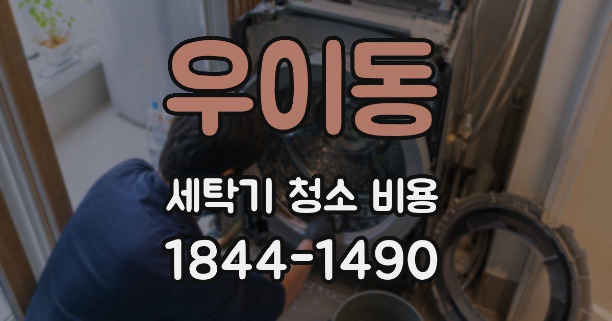 우이동 세탁기 청소 비용