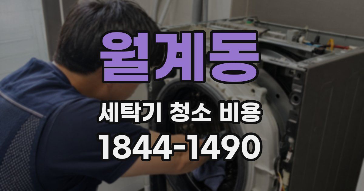 월계동 세탁기 청소 비용