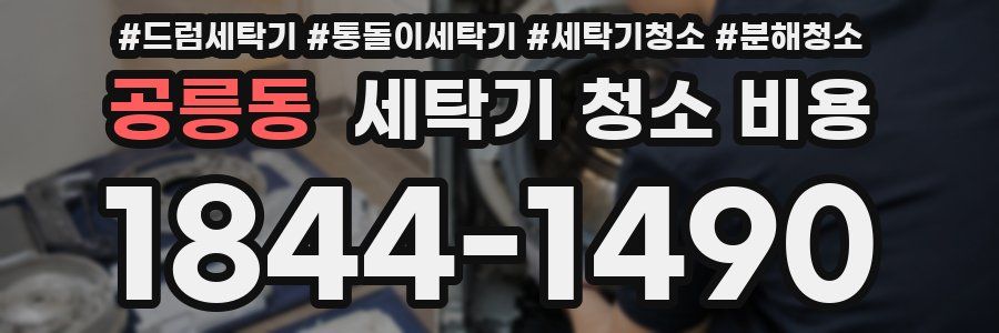 공릉동 세탁기 청소 비용