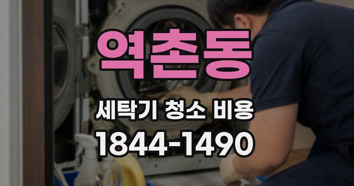 역촌동 세탁기 청소 비용