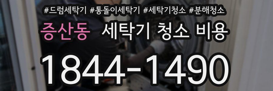 증산동 세탁기 청소 비용