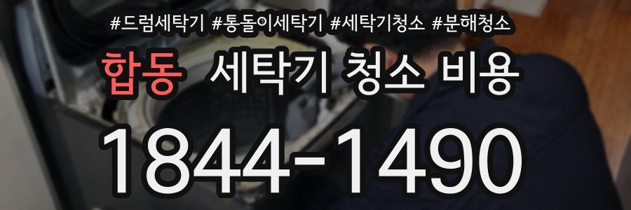 합동 세탁기 청소 비용