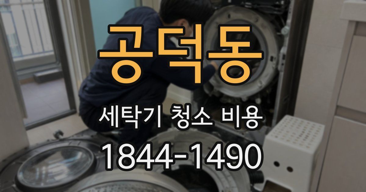 공덕동 세탁기 청소 비용