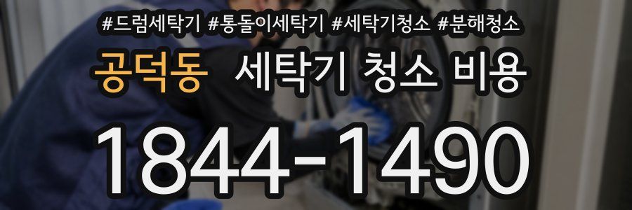 공덕동 세탁기 청소 비용