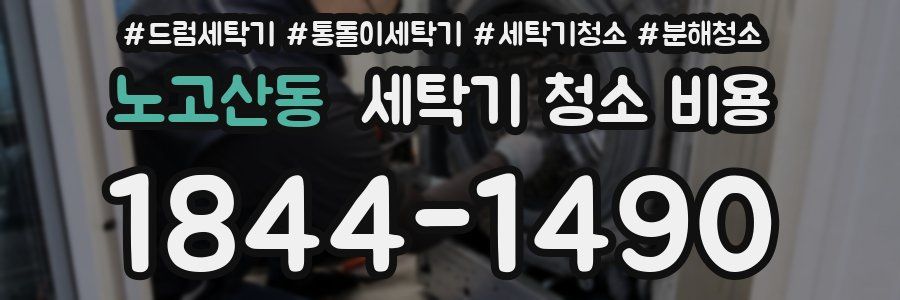 노고산동 세탁기 청소 비용