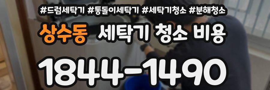 상수동 세탁기 청소 비용