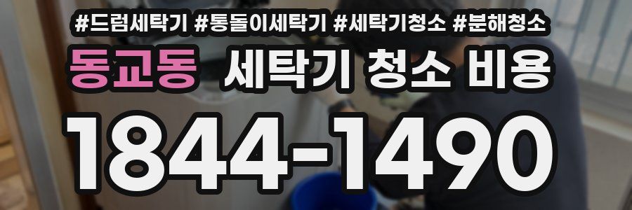 동교동 세탁기 청소 비용