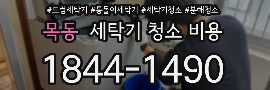 목동 세탁기 청소 비용