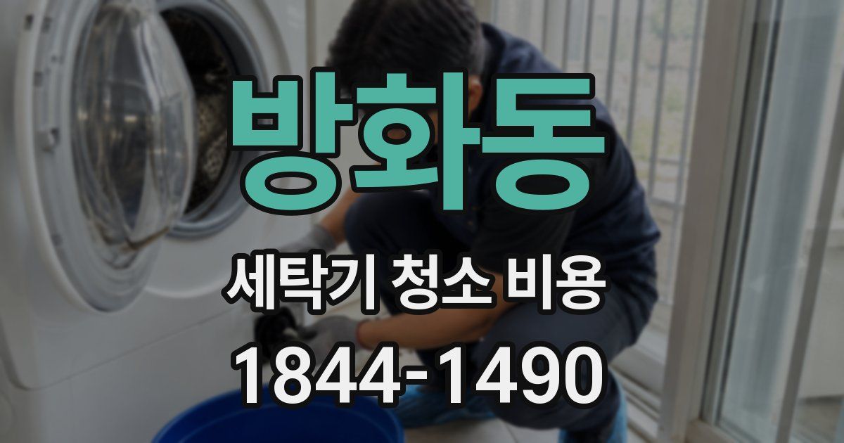 방화동 세탁기 청소 비용