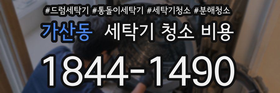 가산동 세탁기 청소 비용