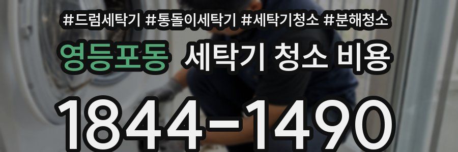 영등포동 세탁기 청소 비용
