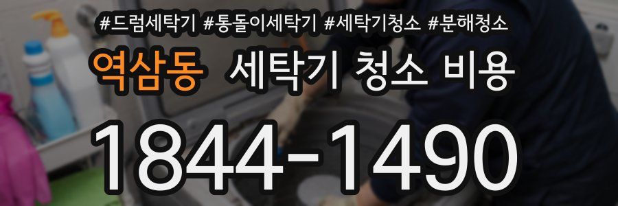 역삼동 세탁기 청소 비용