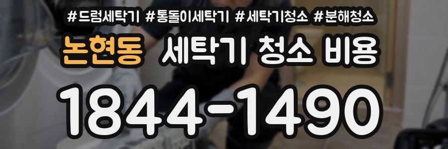 논현동 세탁기 청소 비용