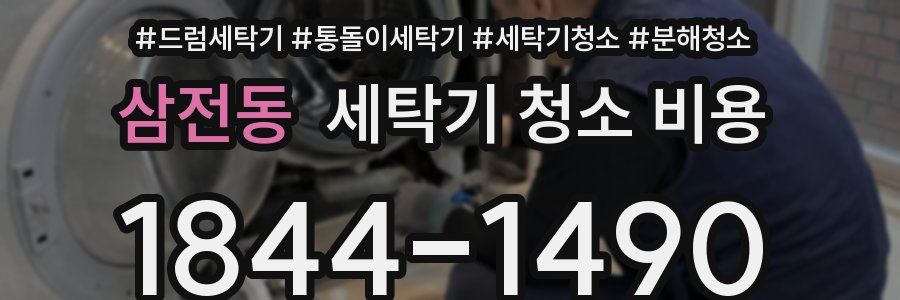 삼전동 세탁기 청소 비용
