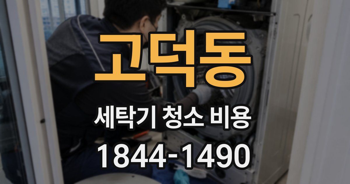 고덕동 세탁기 청소 비용