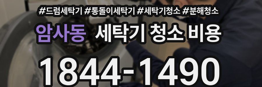 암사동 세탁기 청소 비용