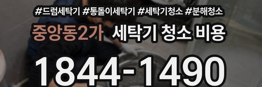 중앙동2가 세탁기 청소 비용