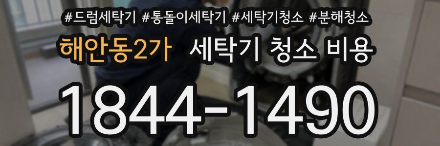 해안동2가 세탁기 청소 비용
