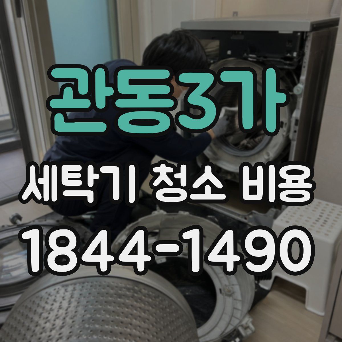 관동3가 세탁기 청소 비용