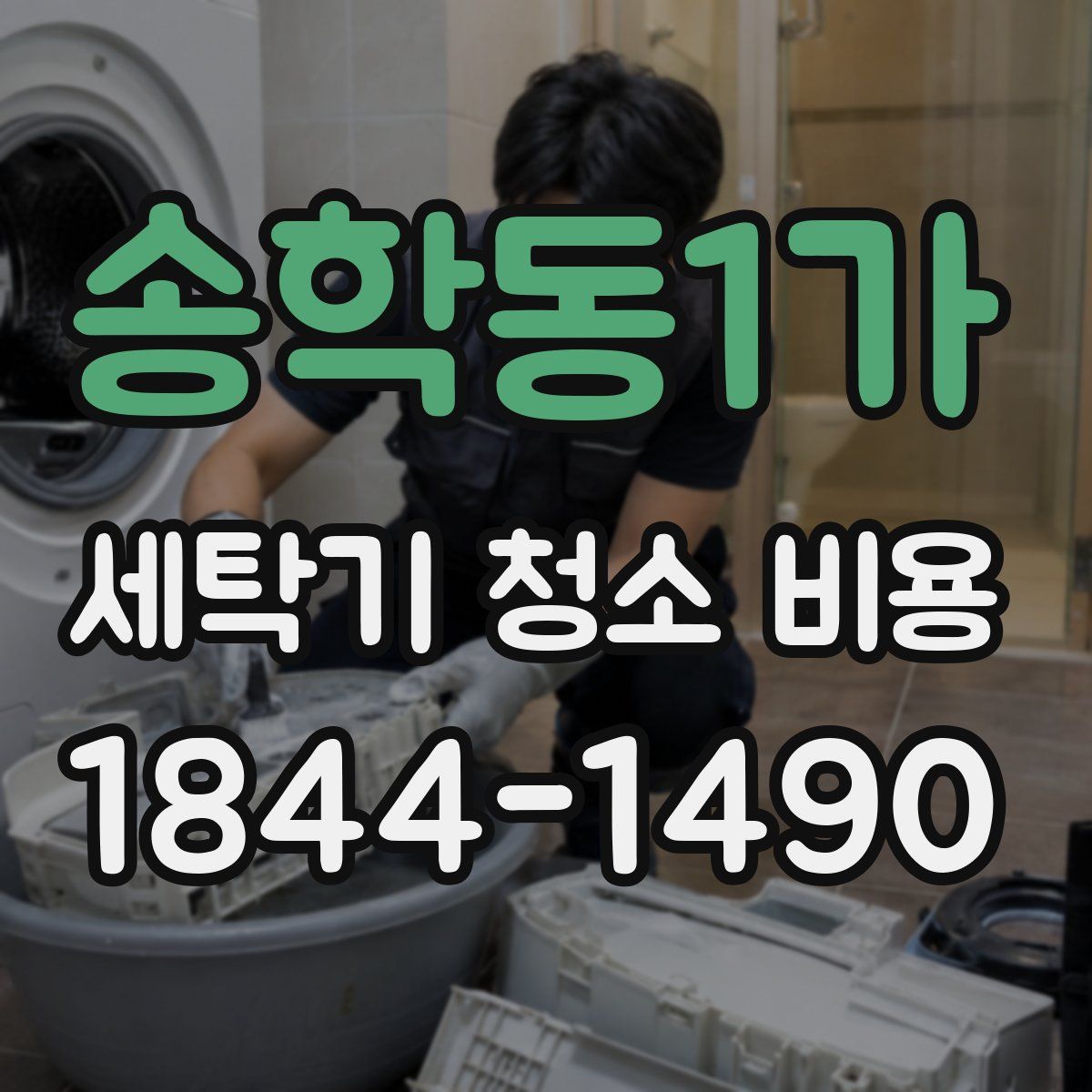 송학동1가 세탁기 청소 비용